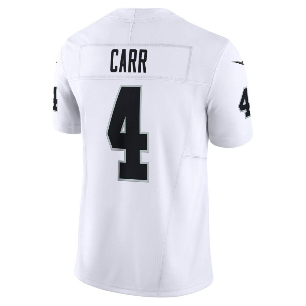 Derek Carr Las Vegas Raiders Nike Vapor F.U.S.E. Limited Jersey - White-GridironStore